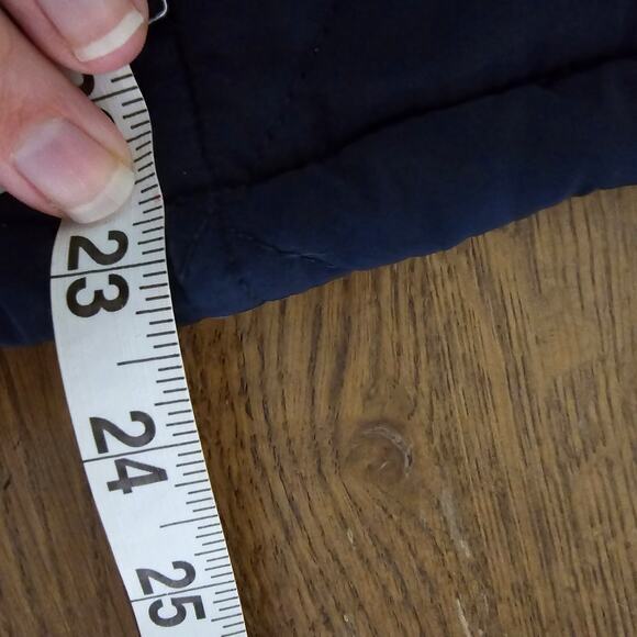 Andrew Marc Quilted Vest-Blue/Black-Women's S - Picture 8 of 8